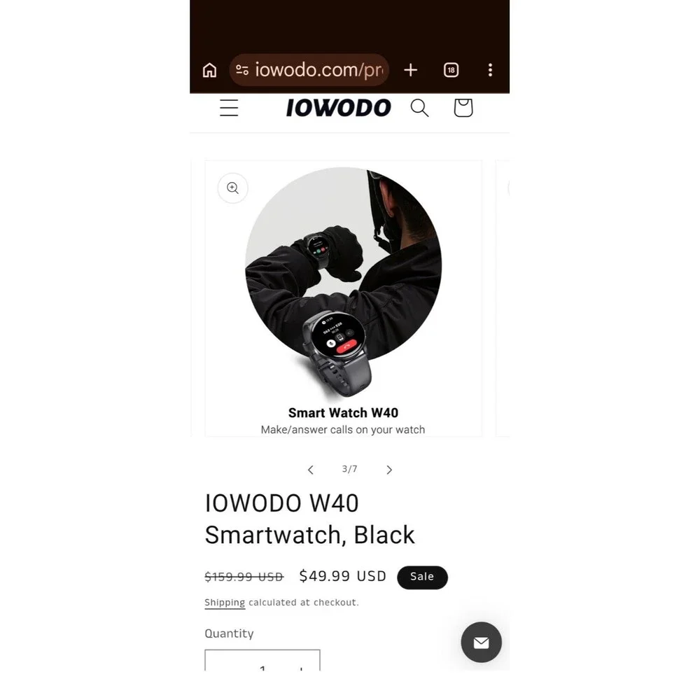 Smart Watch W40 By IOWODO